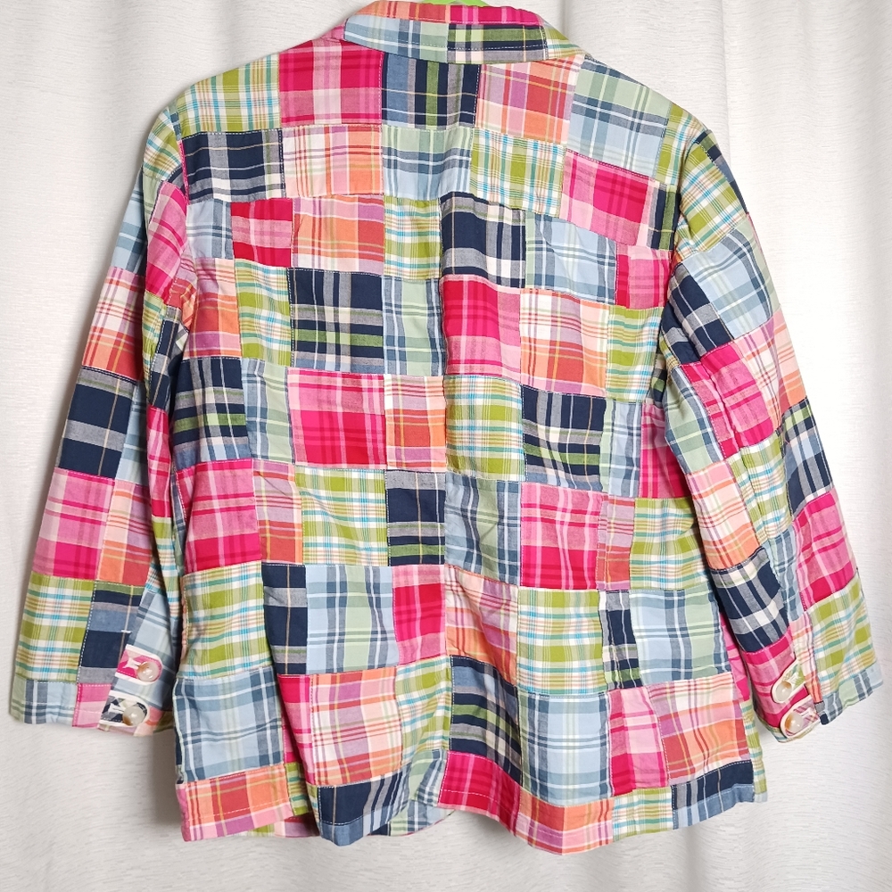 L.L. Bean Colorful Patchwork Blazer - Picture 8 of 9